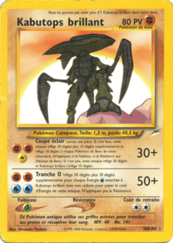 Kabutops brillant (Neo Destiny 108)