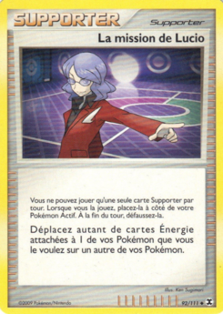 La mission de Lucio (Platine Rivaux Émergeants 92)