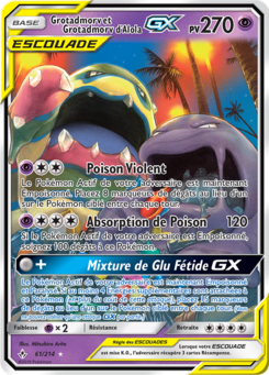 Grotadmorv et Grotadmorv d'Alola-GX (Soleil et Lune Alliance Infaillible 61)