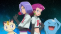 Miaouss (Team Rocket) et Qulbutoké (de Jessie)