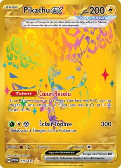 Pikachu-ex (Écarlate et Violet Évolutions Prismatiques 179)