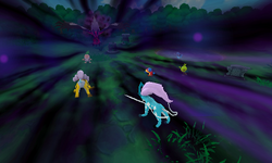 …Yveltal fait ensuite son apparition et pétrifie tous les Pokémon présent.