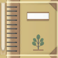La texture du cahier de Sammy dans le jeu.