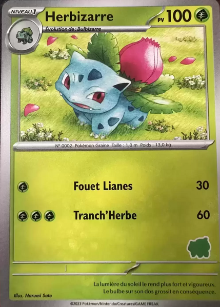 Fichier:Carte Mon premier combat Bulbizarre Herbizarre.png