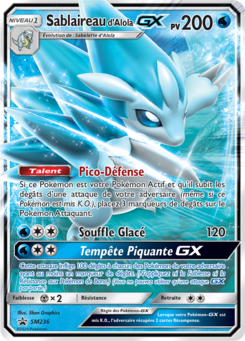 Sablaireau d'Alola-GX (Promo SM 236)