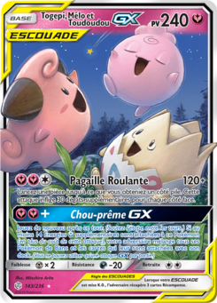 Togepi, Mélo et Toudoudou-GX (Soleil et Lune Éclipse Cosmique 143)