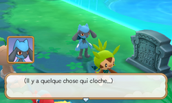 Le joueur remarque que la situation est anormale.
