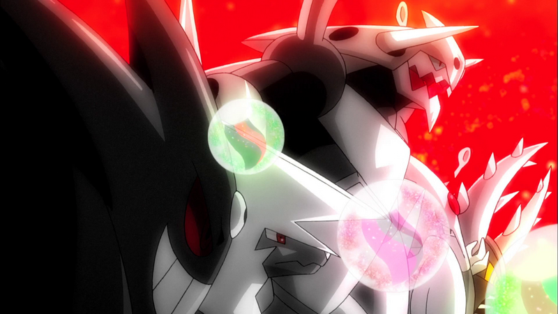 Fichier:Pokémon Méga-Évolution 1 - Intro - Méga-Élecsprint et Méga-Ectoplasma de Dresseurs.png