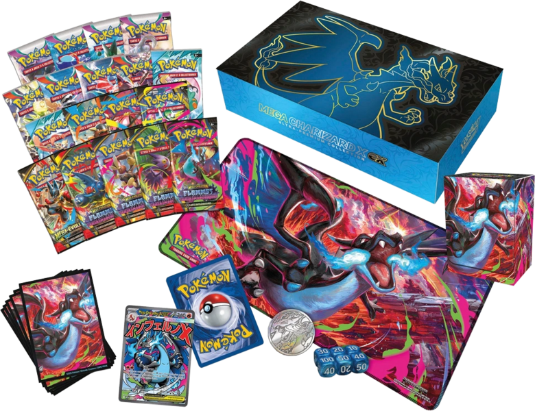 Fichier:Collection Ultra-Premium Méga-Dracaufeu X-ex Contenu.png