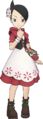 Le look saisonnier de Viviane dans Pokémon Masters EX.