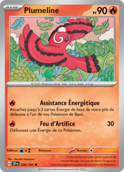 Plumeline (Écarlate et Violet Étincelles Déferlantes 026)