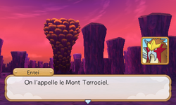 Le Mont Terrociel vu de loin.