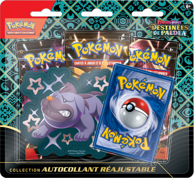 Fichier:Collection autocollant réajustable Écarlate et Violet Destinées de Paldea Grondogue.png