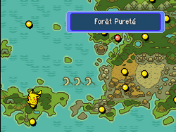 La Forêt Pureté sur la carte.
