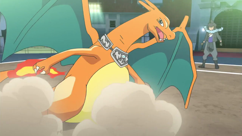 Fichier:Pokémon Méga-Évolution 4 - Dracaufeu d'Alain.png