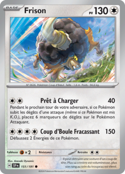 Frison (Écarlate et Violet Étincelles Déferlantes 151)