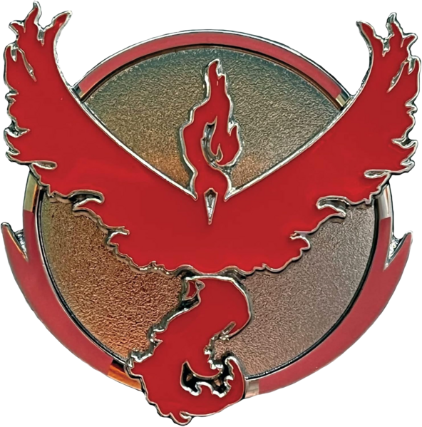Fichier:Pin's JCC Collection spéciale Pokémon GO - Équipe Bravoure Sulfura.png