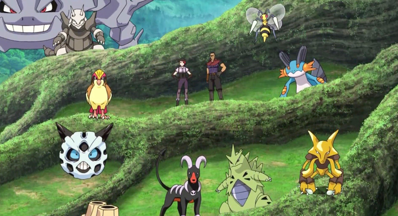 Fichier:Roucarnage, Laggron, Dardargnan, Galeking et Steelix d'Alva.png