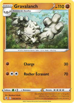 Gravalanch (Épée et Bouclier Poing de Fusion 136)