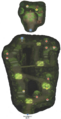 Plan de la Grotte Verdoyante dans Pokémon Ultra-Soleil et Ultra-Lune.