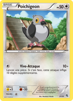 Poichigeon (Noir & Blanc Kit du Dresseur Zoroark 21)