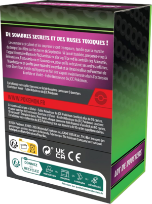 Lot de boosters Écarlate et Violet Fable Nébuleuse Verso.png