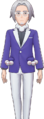 La tenue « Académie Raisin » de Clavel dans Pokémon Masters EX.