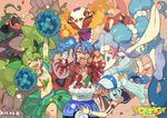 Pokémon Day - Hatsune Miku (Plante) & Gorythmic/ - Hatsune Miku (Feu) & Flâmigator/ - Hatsune Miku (Eau) & Oratoria