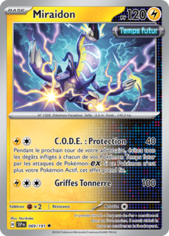 Miraidon (Écarlate et Violet Étincelles Déferlantes 069)