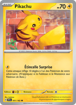 Pikachu (Écarlate et Violet Forces Temporelles 051)