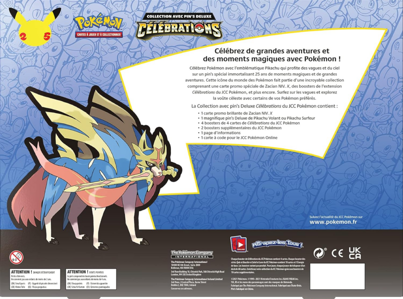 Fichier:Collection avec pin's Deluxe Célébrations Verso.png