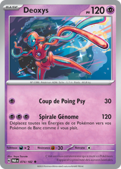 Deoxys (Écarlate et Violet Faille Paradoxe 074)