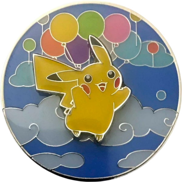 Fichier:Pin's JCC Collection avec pin's Deluxe Célébrations Pikachu Volant.png