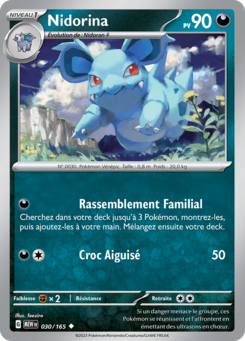 Nidorina (Écarlate et Violet 151 030)