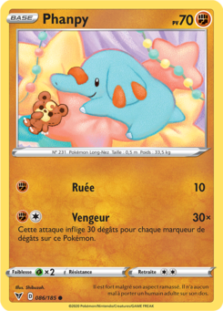 Phanpy (Épée et Bouclier Voltage Éclatant 086)