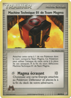 Machine Technique 01 de Team Magma (EX Team Magma VS Team Aqua 84)