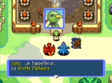 Xatu décidant de nommer le donjon.