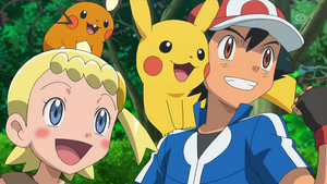 XY064 - Dedenne de Lem et Pikachu de Sacha.png