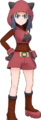 Le Sbire Team Magma féminin dans Pokémon Masters EX.