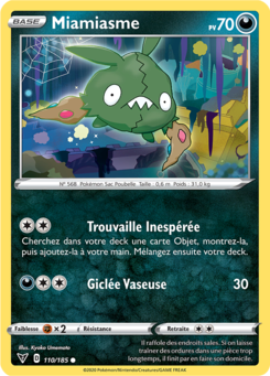 Miamiasme (Épée et Bouclier Voltage Éclatant 110)