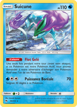 Suicune (Soleil et Lune Tonnerre Perdu 59)