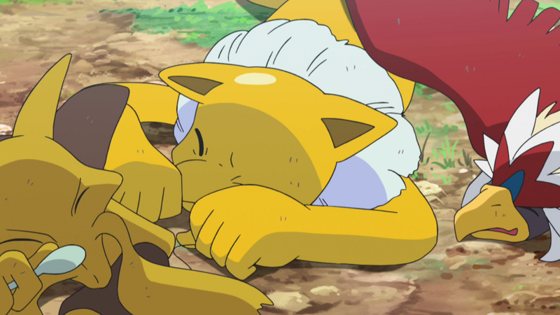 Fichier:SL090 - Alakazam et Hypnomade de Saubohne et Gueriaigle du Professeur Euphorbe.png