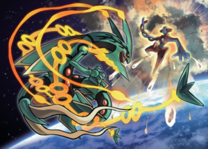 Artwork Méga-Rayquaza contre Deoxys.png