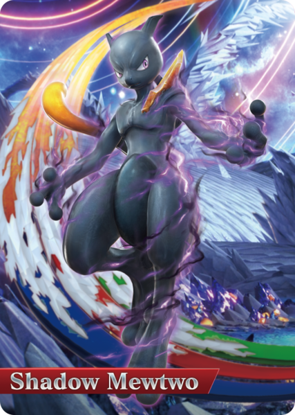 Fichier:Pokkén amiibo Shadow Mewtwo.png