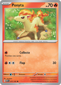 Ponyta (Écarlate et Violet 151 077)