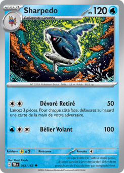 Sharpedo (Écarlate et Violet Forces Temporelles 043)