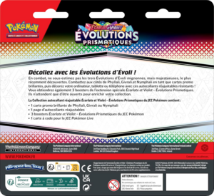 Collection autocollant réajustable Écarlate et Violet Évolutions Prismatiques Verso.png