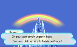 L'apparition d'un Arc-en-Ciel de l'Espoir.