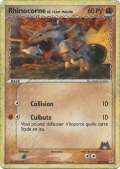 Rhinocorne de Team Magma (EX Team Magma VS Team Aqua 68)