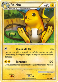 Raichu (HeartGold & SoulSilver 10)